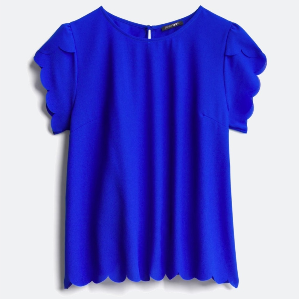 Elegant Blue Women's Top